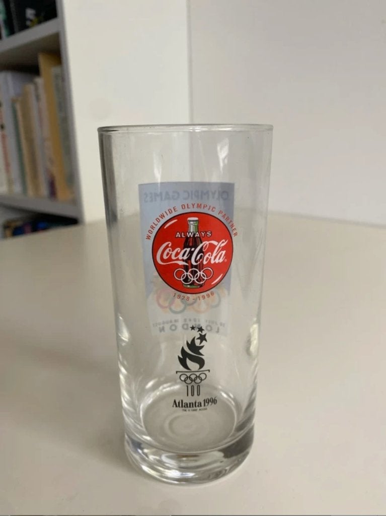 Coca cola glas, Ophalen of Verzenden, Zo goed als nieuw, Frisdrankglas