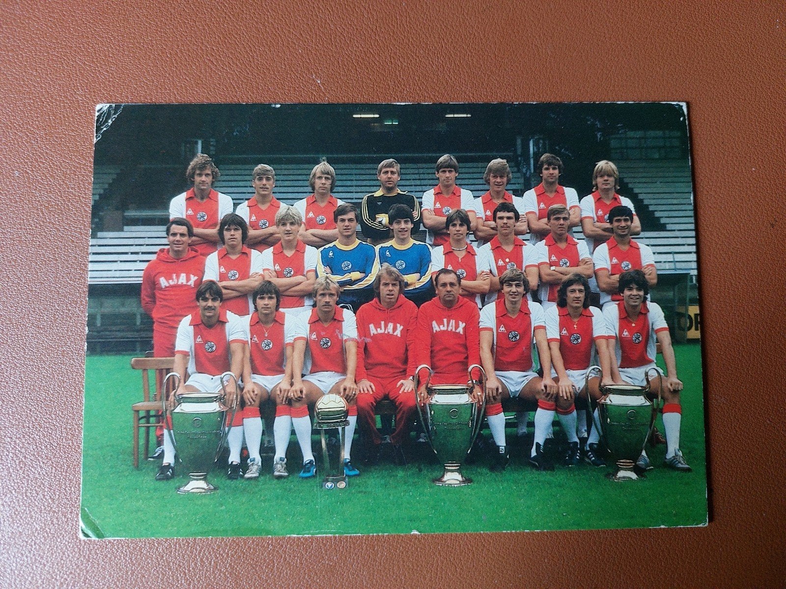 ajax elftalkaart 1980 teamkaart elftal kaart, Verzamelen, Sportartikelen en Voetbal, Ophalen of Verzenden, Zo goed als nieuw, Ajax