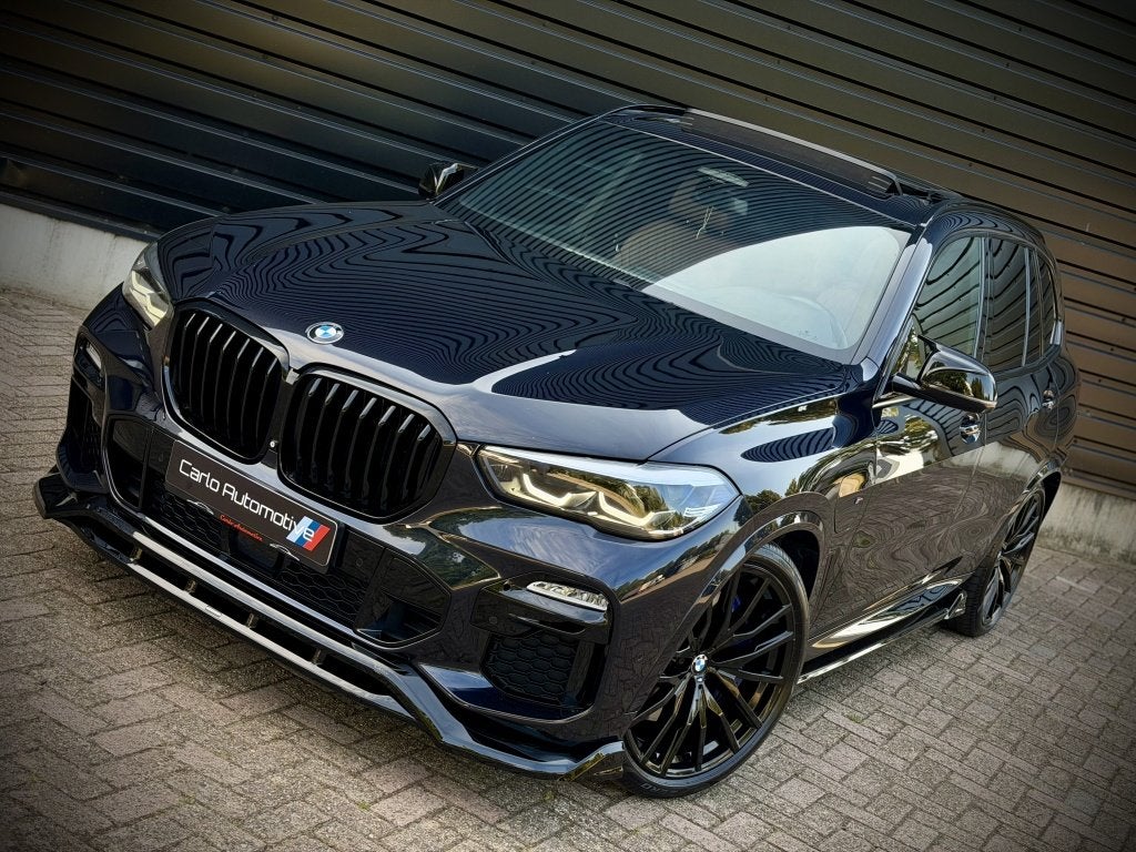 BMW X5 xDrive45e M-PERF. B&W|PANO SKY|HUD|MASSAGE|360|4WLST, Gebruikt, 394 pk, Zwart, Hybride Elektrisch/Benzine