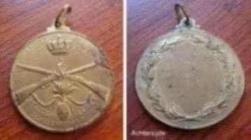 Oude medaille Belgisch leger schietprijskamp, Verzenden, Overige materialen, Buitenland