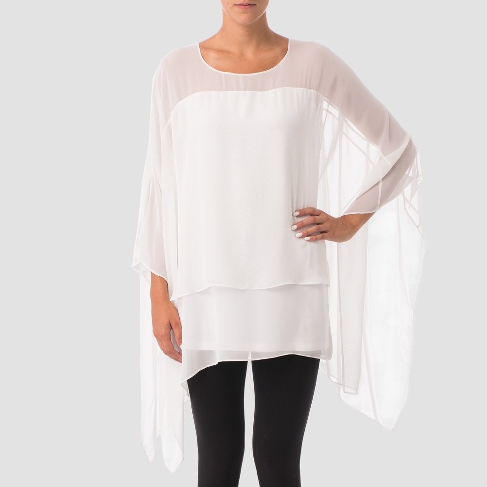 Joseph Ribkoff chique apart tuniek/jurk mt 38, Maat 38/40 (M), Verzenden, ., Wit