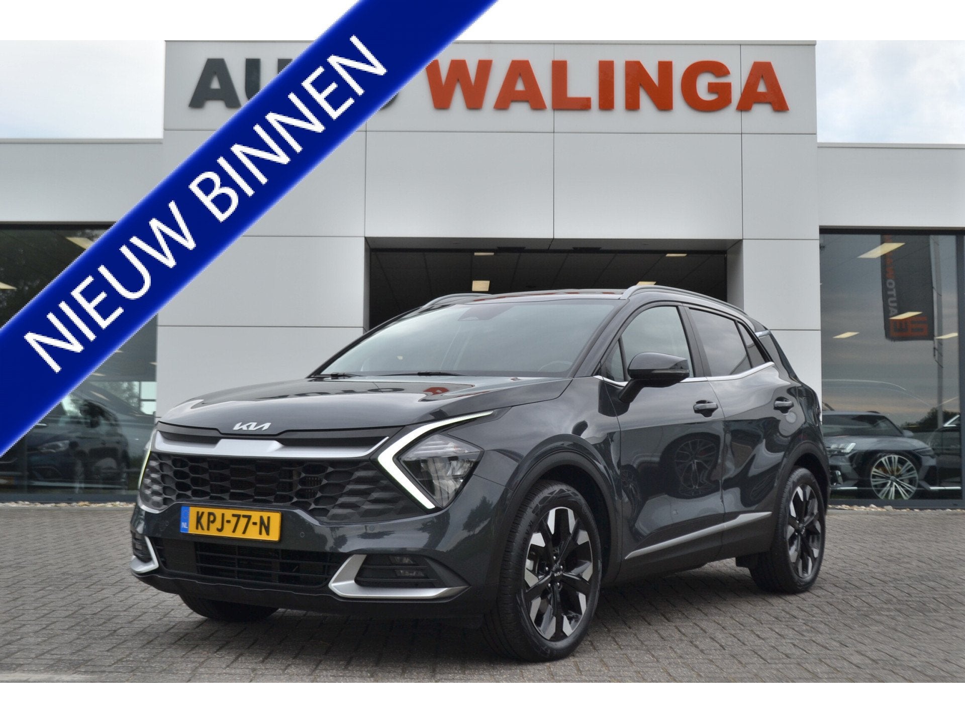 Kia Sportage 1.6 T-GDi Plug-in Hybrid AWD DynamicLine Achter, Auto's, Automaat, Stof, Gebruikt, 4 cilinders