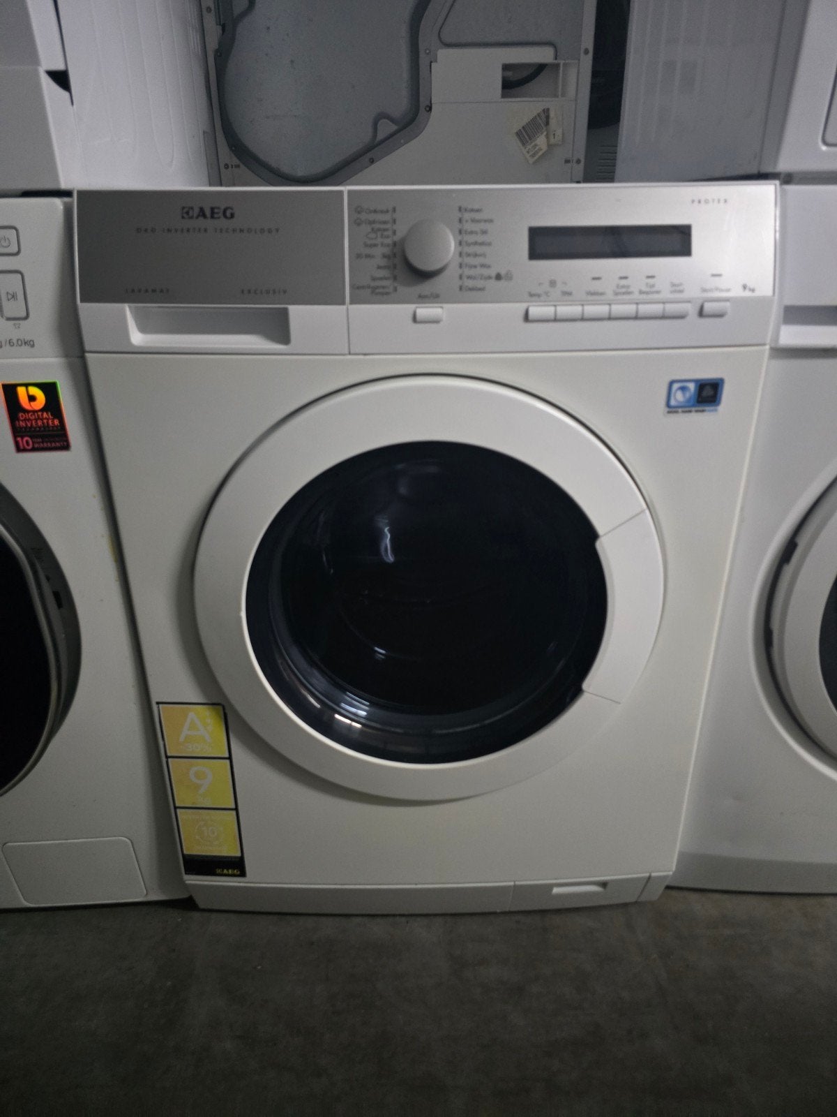 Prachtige ruime AEG Lavamat Protex wasmachine! 9KG! Garantie, 8 tot 10 kg, Ophalen of Verzenden, Zo goed als nieuw, Aeg
