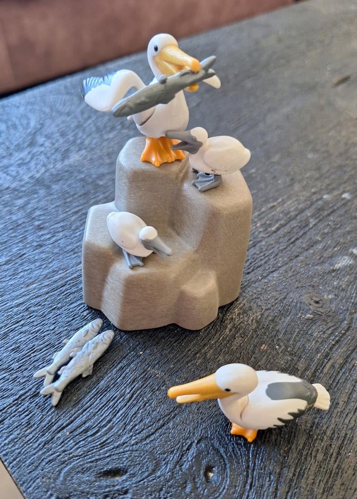 Playmobil Pelikaanfamilie - 9070 Compleet, Ophalen of Verzenden, Zo goed als nieuw