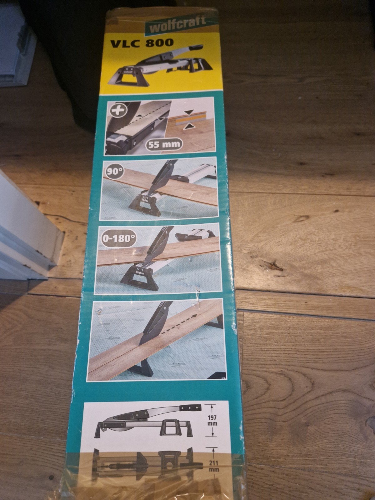 Wolfcraft VLC 800 laminaat- en vinylsnijder, Ophalen of Verzenden, Zo goed als nieuw