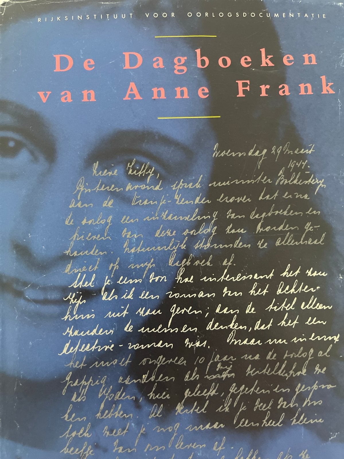 De Dagboeken van Anne Frank - Rijksinstituut, Boeken, Ophalen of Verzenden, 20e eeuw of later, Gelezen