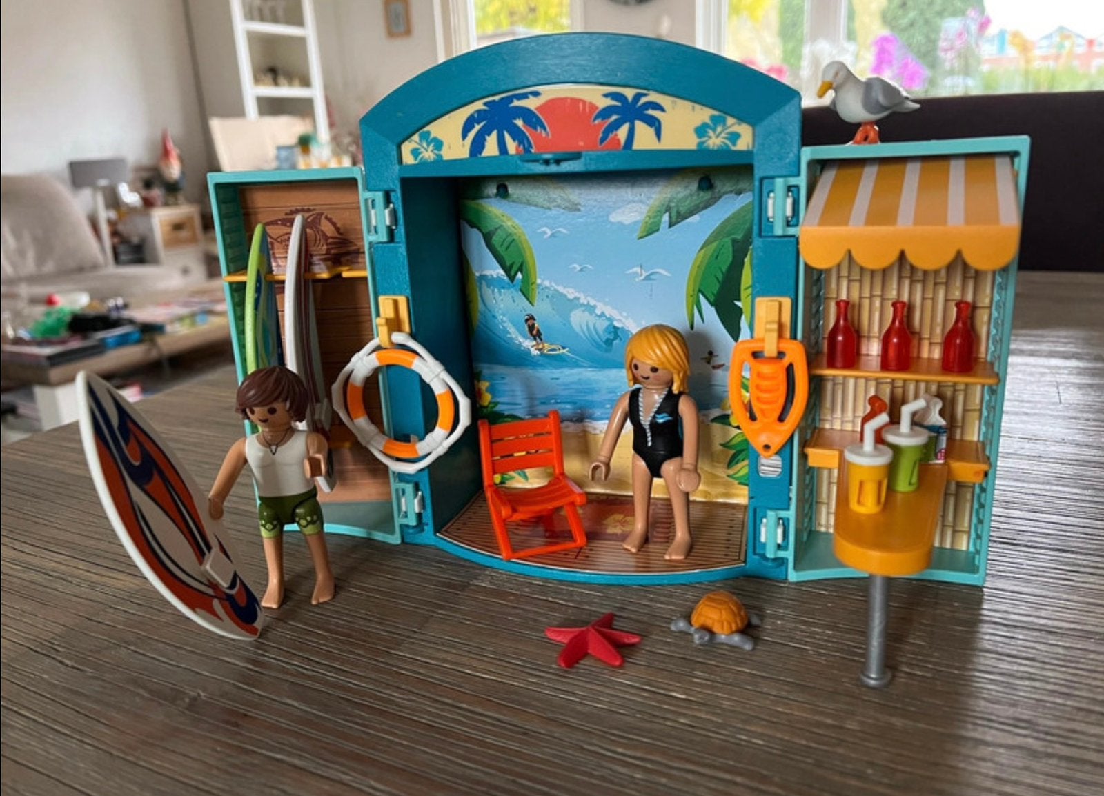 Playmobil 5641 surfshop, Ophalen of Verzenden, Zo goed als nieuw, Complete set