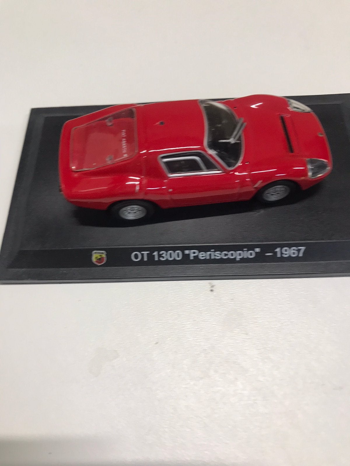 Fiat Abarth 1:43, Hobby en Vrije tijd, Modelauto's | 1:43, Ophalen, Zo goed als nieuw, Auto, Overige merken