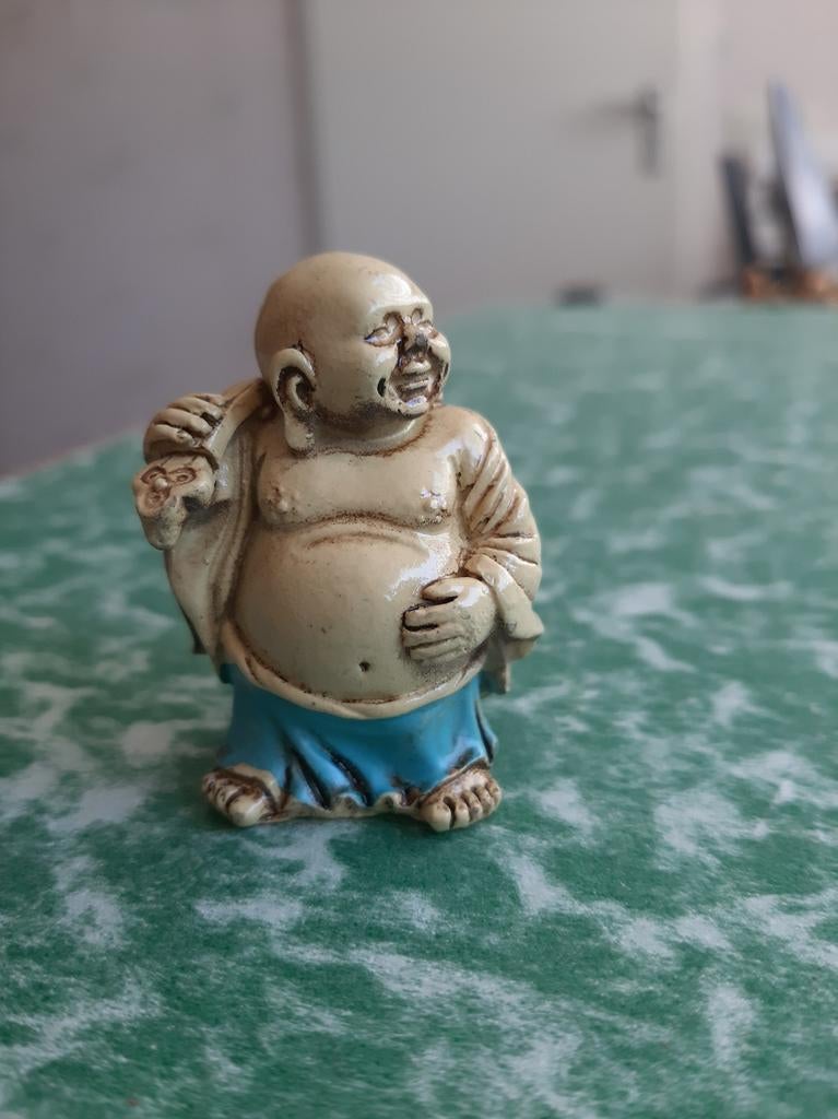 Chinese miniatuur beeldje Netsuke Budai., Ophalen of Verzenden