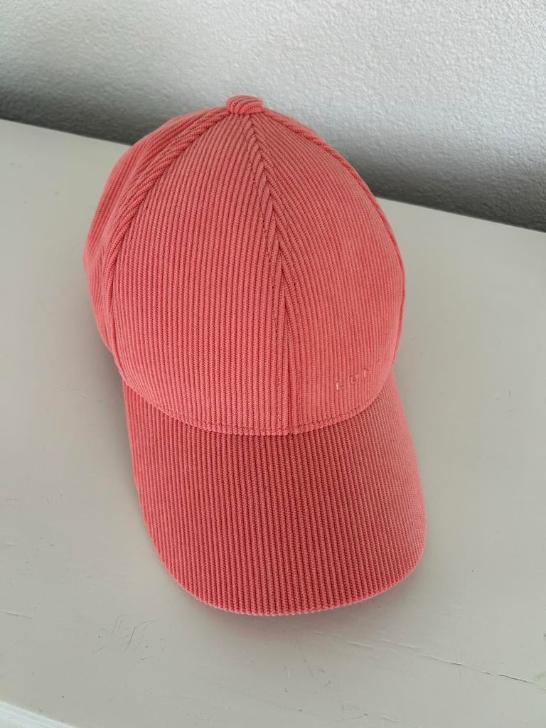 Nieuw! Lutha corduroy cap /pet koraalrood, Ophalen of Verzenden, Nieuw, One size fits all, Pet