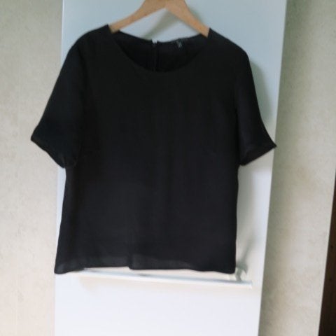 Blouse nieuw zwart Rena Lange mt 44, Kleding | Dames, Zwart, Maat 42/44 (L), Ophalen of Verzenden, Nieuw