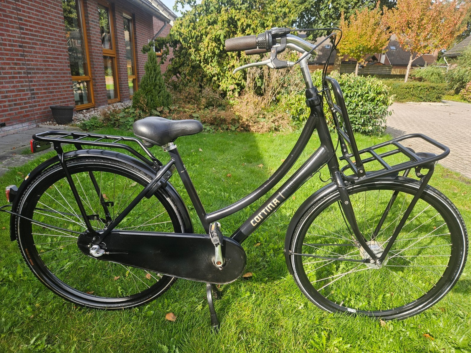 Cortina u4 damesfiets meisjesfiets transportfiets 28' D50 3V, Versnellingen, Zo goed als nieuw, 50 tot 53 cm, Ophalen