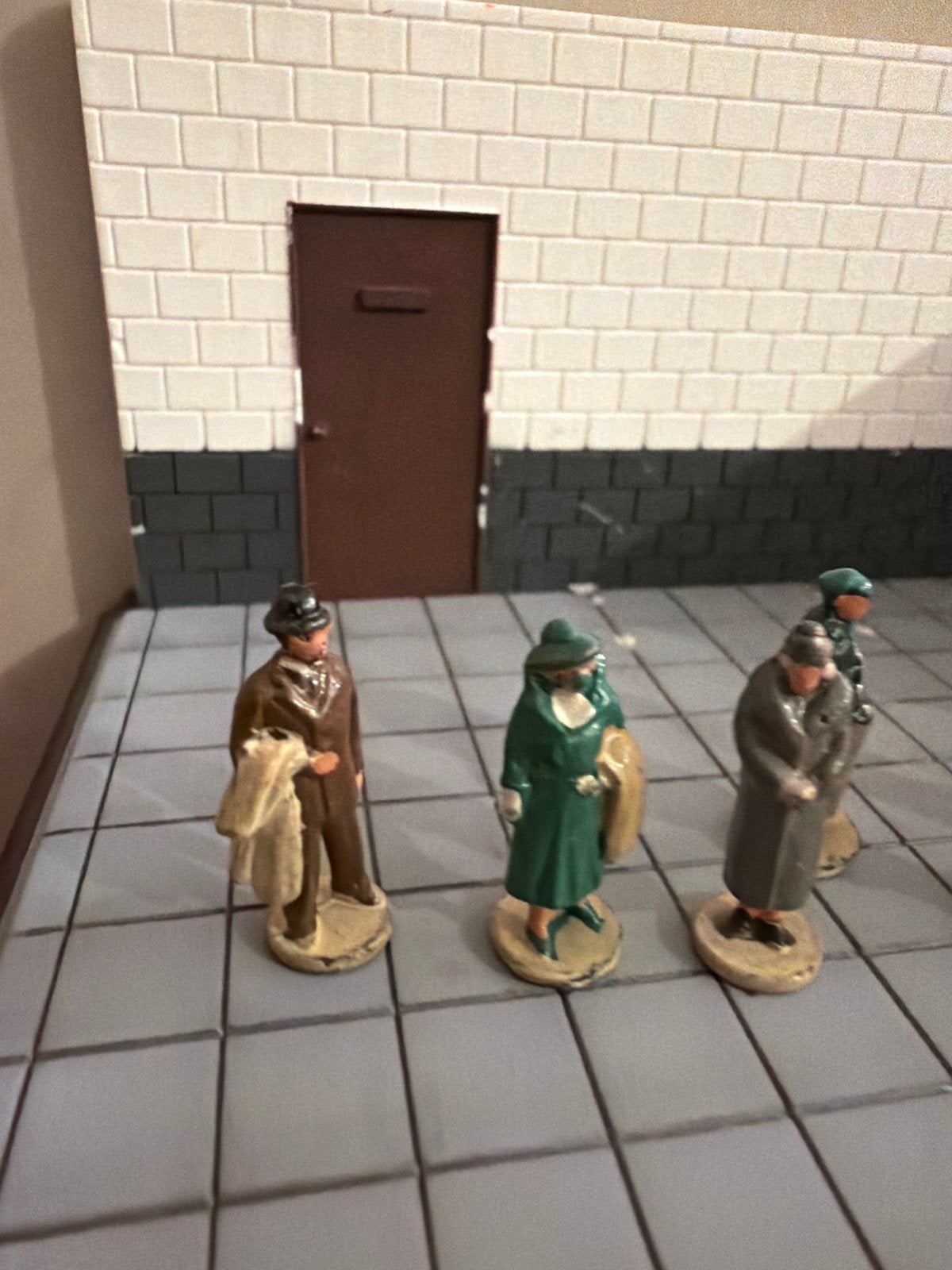 Dinky Toys set 053 Passagiers - Erg zeldzaam!, F, Gebruikt, G, Overige typen