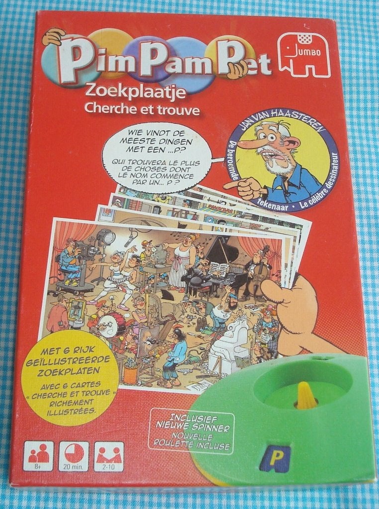 spel PIMPAMPET Jan van Haasteren LEUK!, Drie of vier spelers, Ophalen of Verzenden, Gebruikt, Jumbo