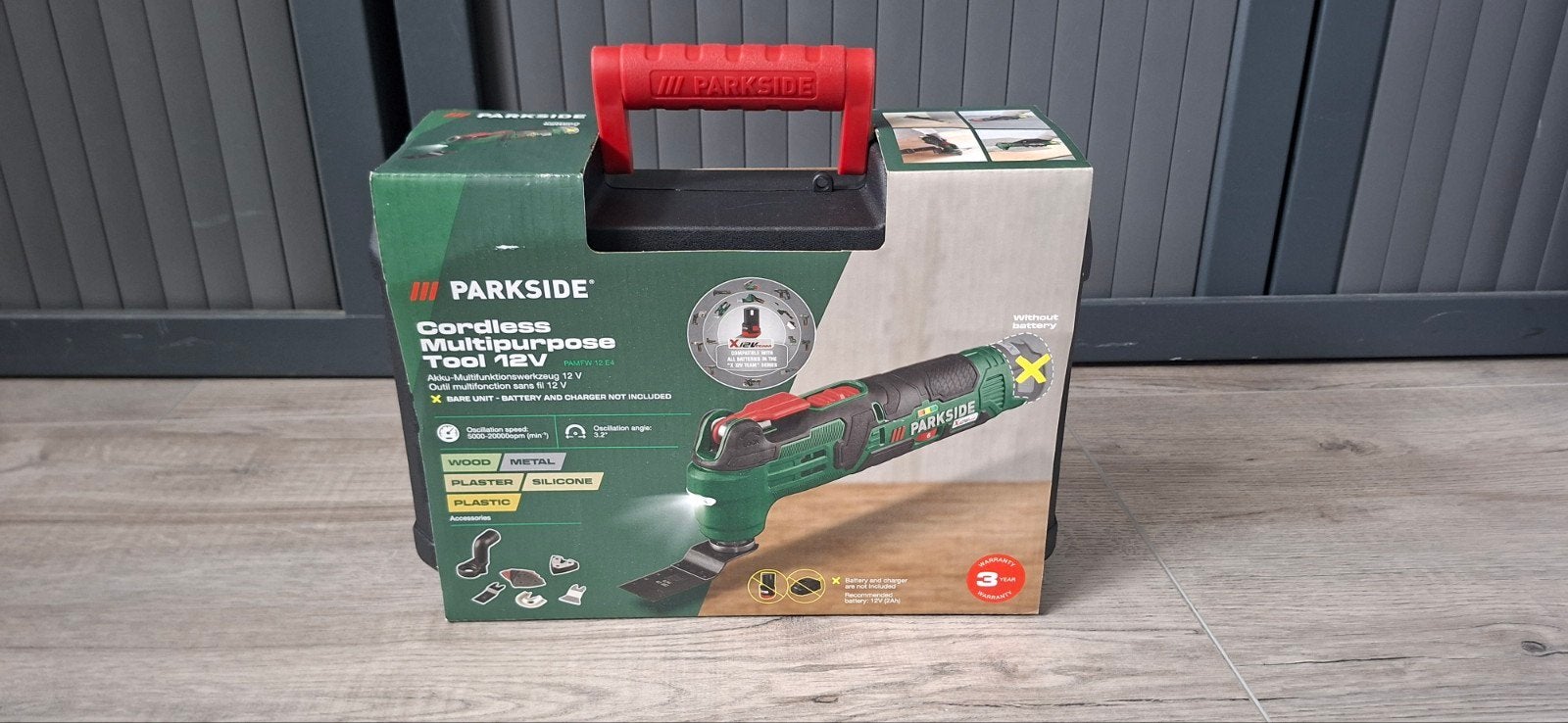 Parkside Accu Multitool 12V, Ophalen, Nieuw