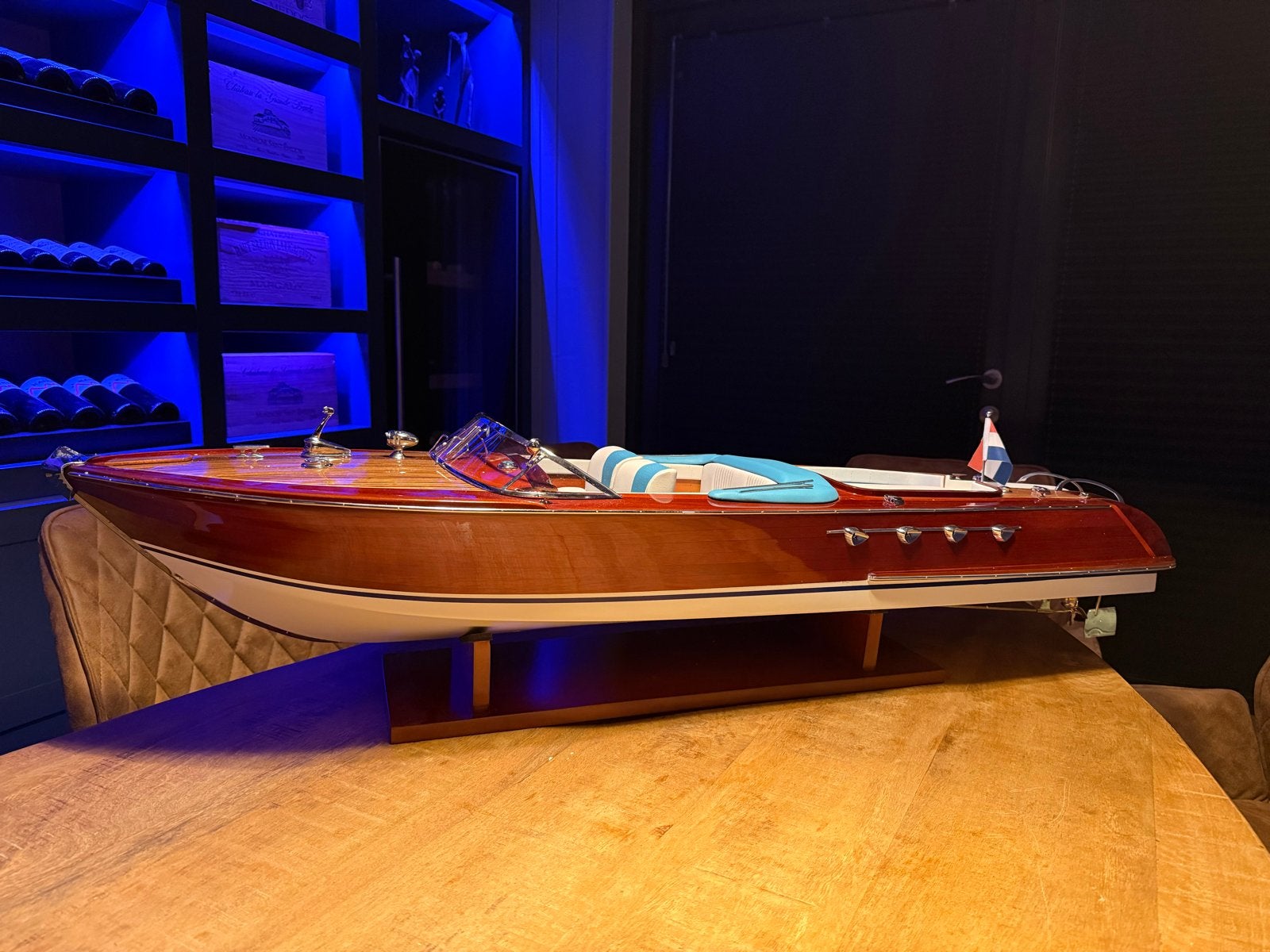 Prachtig Riva Aquarama schaalmodel - 120cm, Verzenden, Zo goed als nieuw, Groter dan 1:32, Overige merken