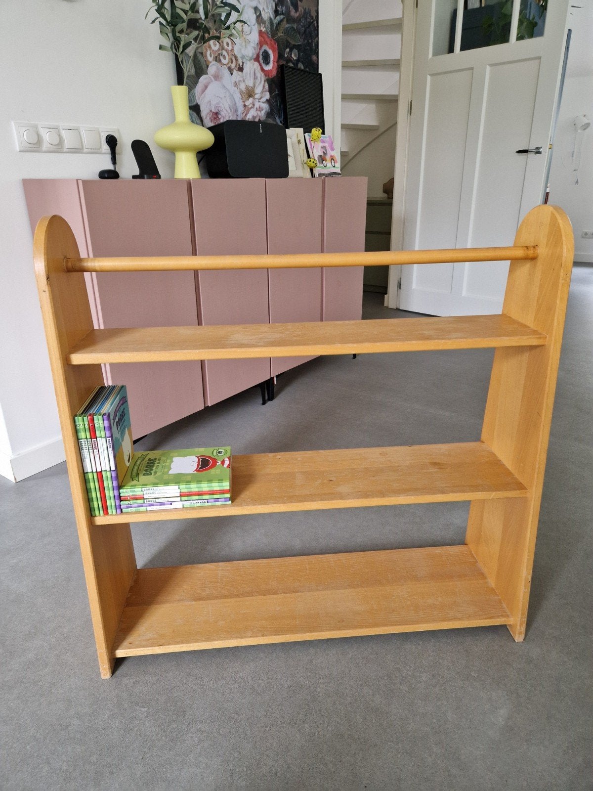 Retro boekenkastje, Huis en Inrichting, Ophalen, Gebruikt