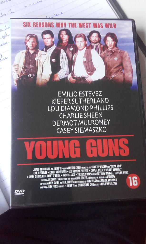 dvd Young guns (Z94-168), Vanaf 12 jaar, Ophalen of Verzenden, Zo goed als nieuw
