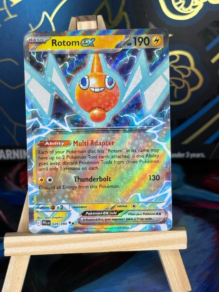 Rotom EX 029/094 PFL, Ophalen of Verzenden, Zo goed als nieuw, Losse kaart