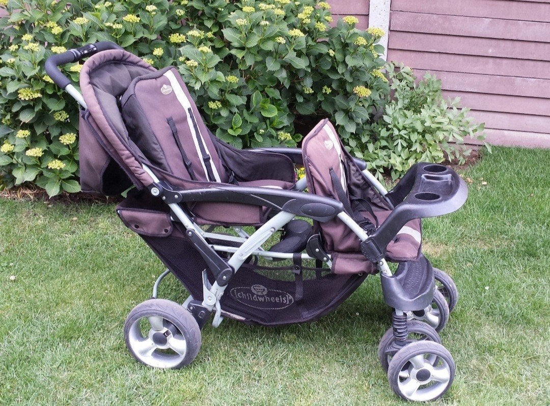 Dubbele kinderbuggy - Ideaal voor twee kinderen, Ophalen
