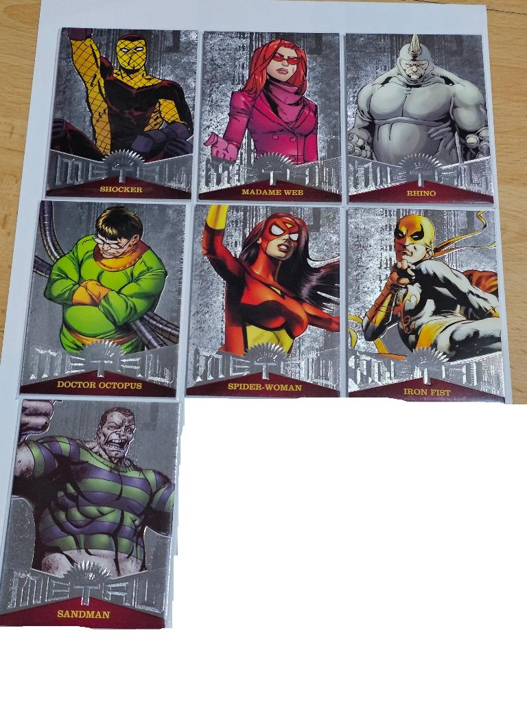 2017 Fleer Ultra Marvel Spider-Man Marvel Metal Chase Card, Verzenden, Nieuw, Plaatje