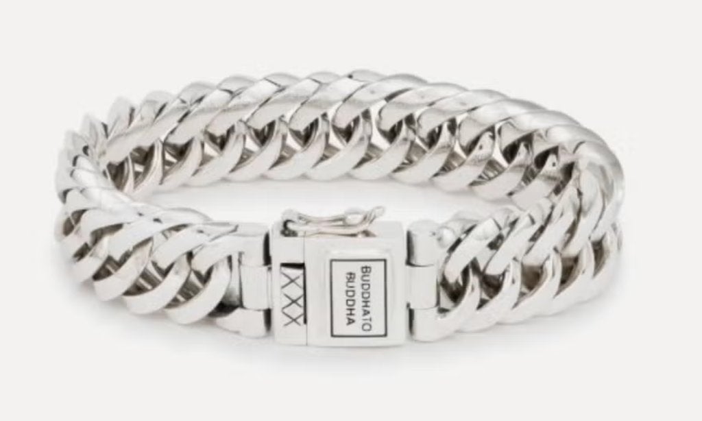 Buddha to Buddha Chain small, Ophalen of Verzenden, Gebruikt, Zilver, Zilver