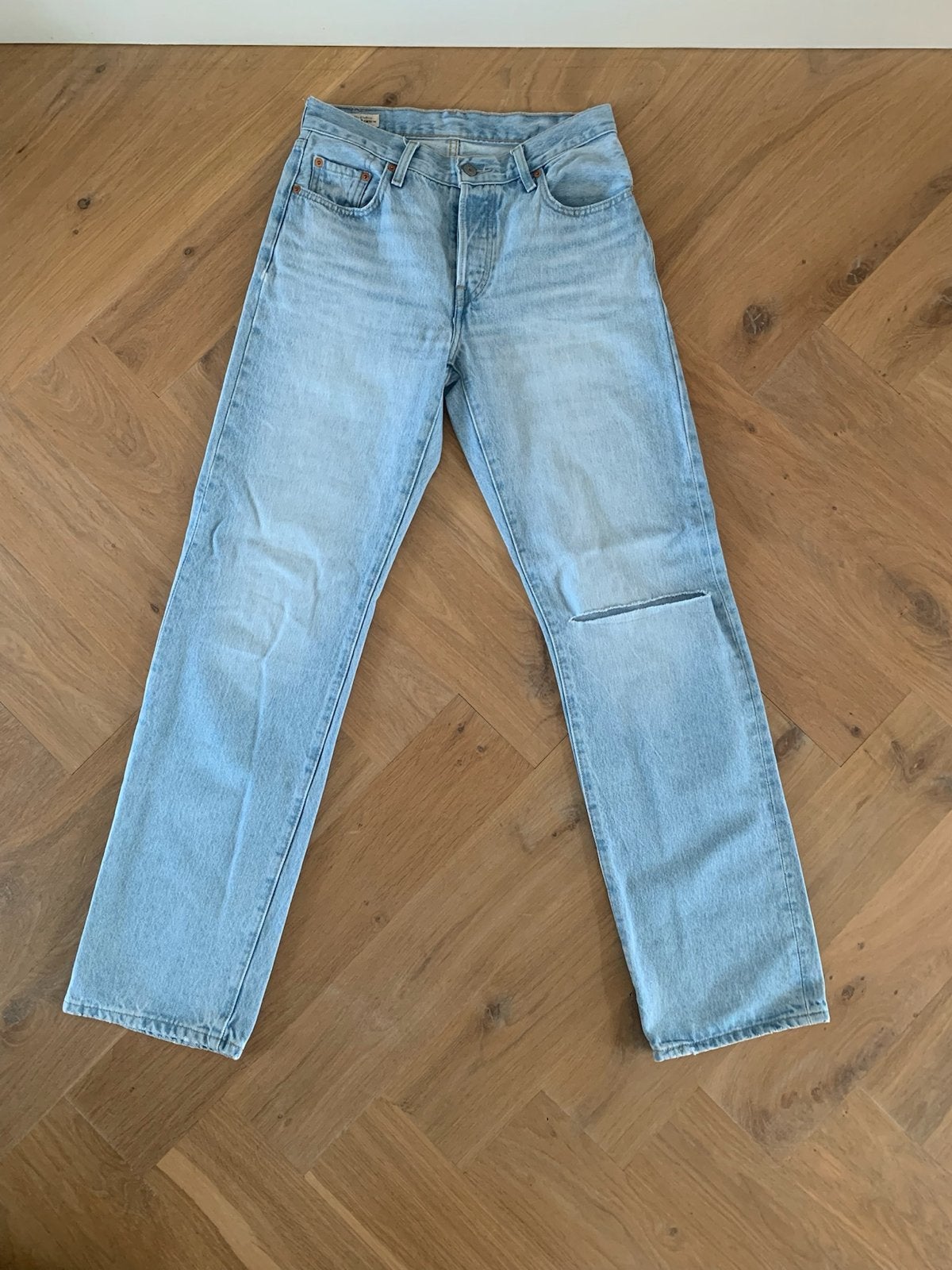 Levi's 501 '90s Jeans - Lichtblauw - W25 L32, Blauw, Ophalen of Verzenden, Maat 34 (XS) of kleiner, Lang
