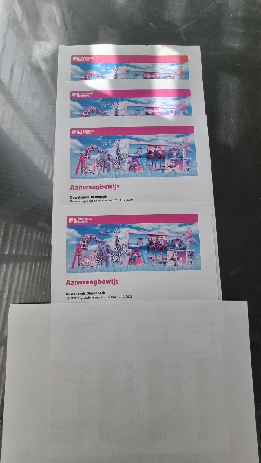 Tickets voor Ouwehands  Dierenpark., Tickets en Kaartjes, Drie personen of meer, Ticket of Toegangskaart