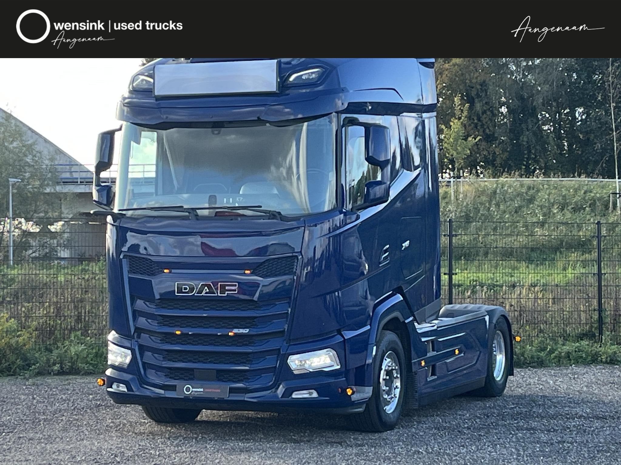 DAF XG 530 4x2 | Intarder | Full Air | Leather | Hydraulics, Auto's, Automaat, Stof, Blauw, Bedrijf