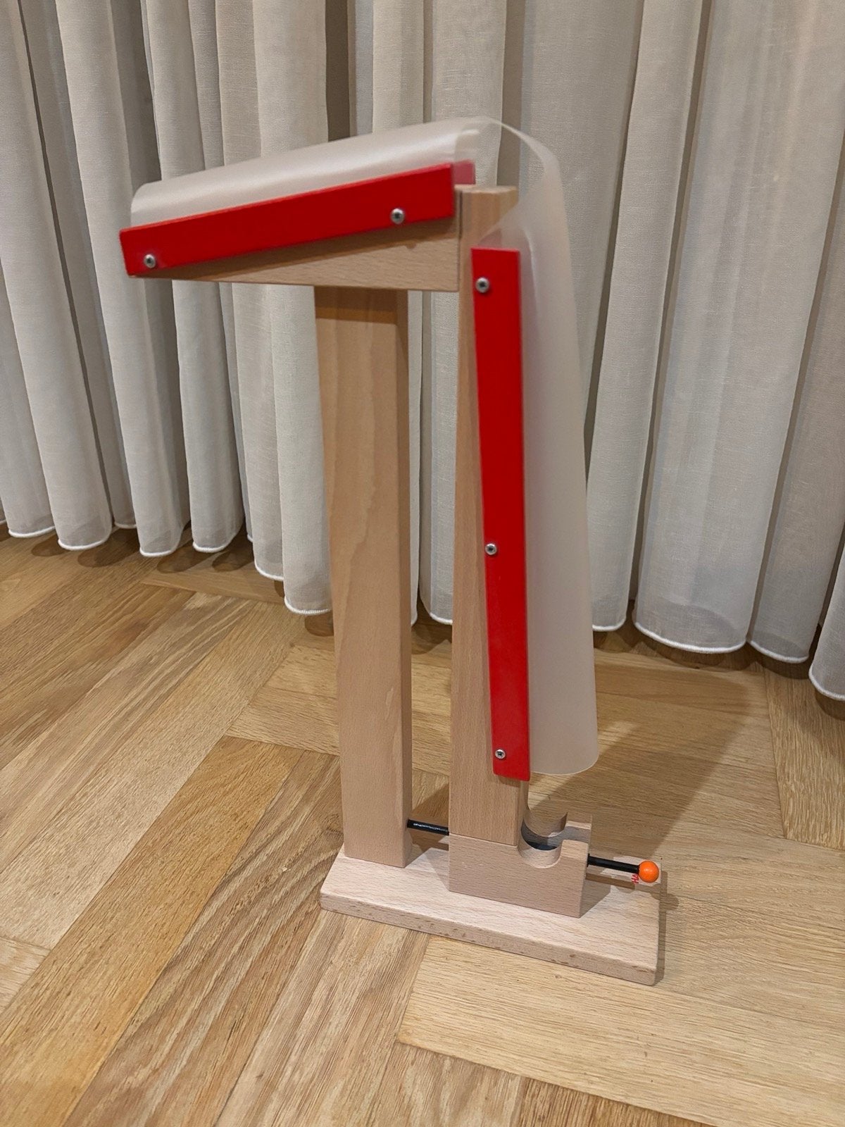 Haba Knikkerbaan Uitbreiding: Afschiet Toren, Ophalen of Verzenden, Zo goed als nieuw, Jongen of Meisje