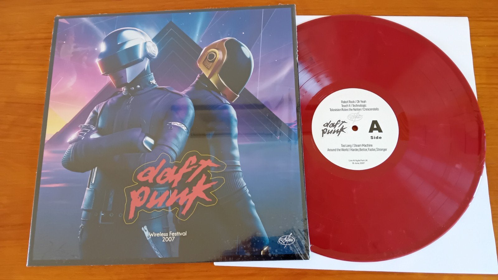 Daft Punk - Wireless Festival 2007 (Rood Vinyl), LP, Ophalen of Verzenden, Elektronisch, 12 inch