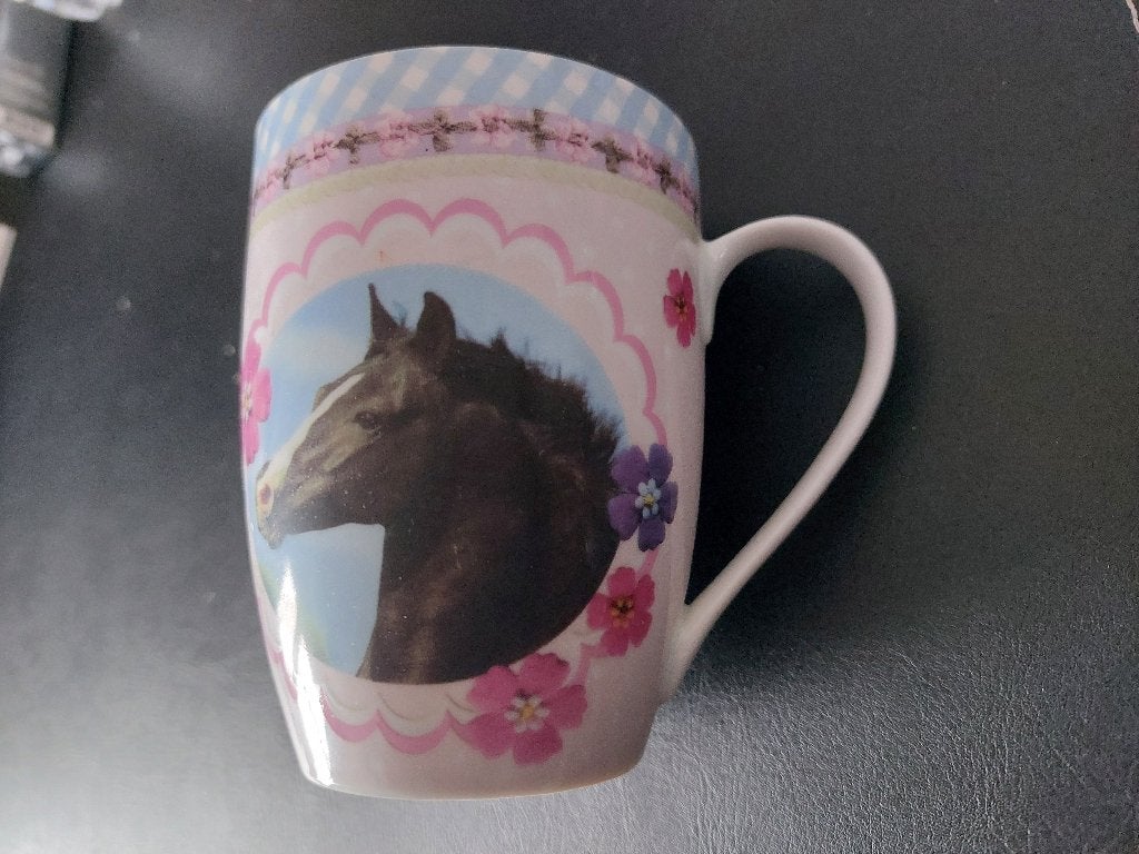 Depesche - Mok - Paardenprint - Horses Dreams, Overige merken, Nieuw, Ophalen of Verzenden, Overige stijlen
