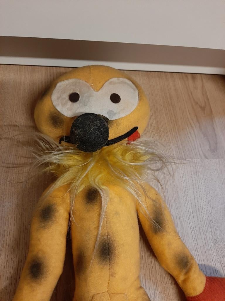Vintage marsupilami knuffel pop 40 cm, Kinderen en Baby's, Ophalen of Verzenden