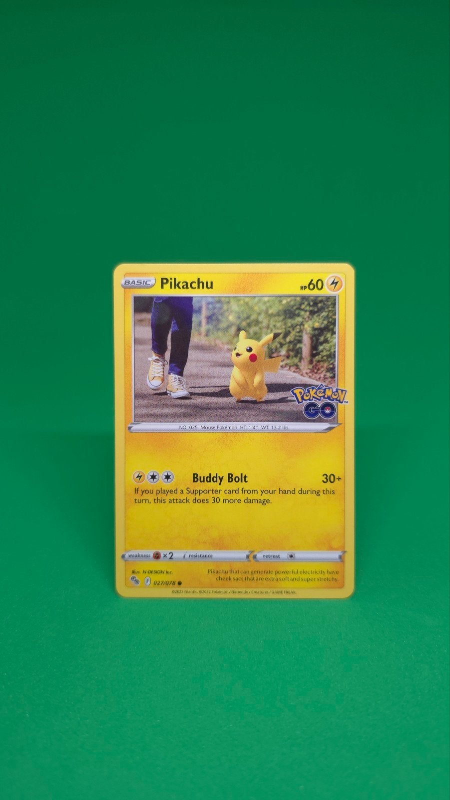 Pikachu 027/078 Pokemon go, Ophalen