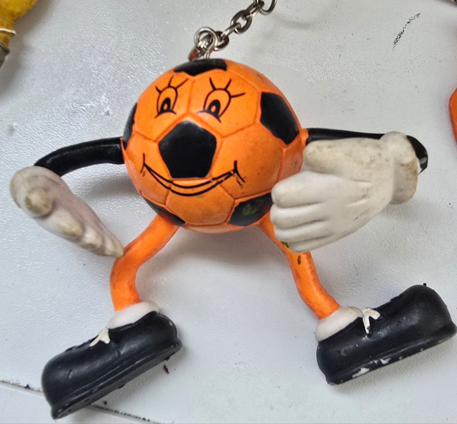 Sleutelhanger Voetbal Poppetje - Gebruikt, Ophalen of Verzenden