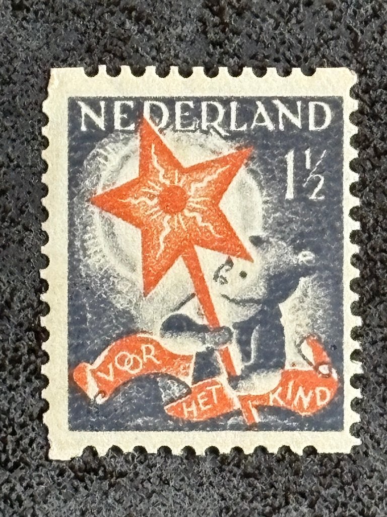 1933 NVPH R98 kinderzegel 1½+1½ ct roltanding, POSTFRIS, Ophalen of Verzenden, T/m 1940, Postfris