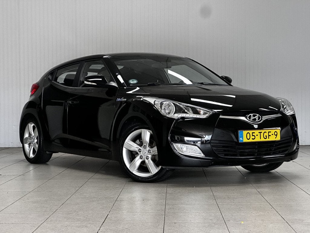 Hyundai Veloster 1.6 GDI i-Motion /17"LMV /Airco /Cruise /El, Auto's, Hyundai, Voorwielaandrijving, Stof, Gebruikt, 1591 cc