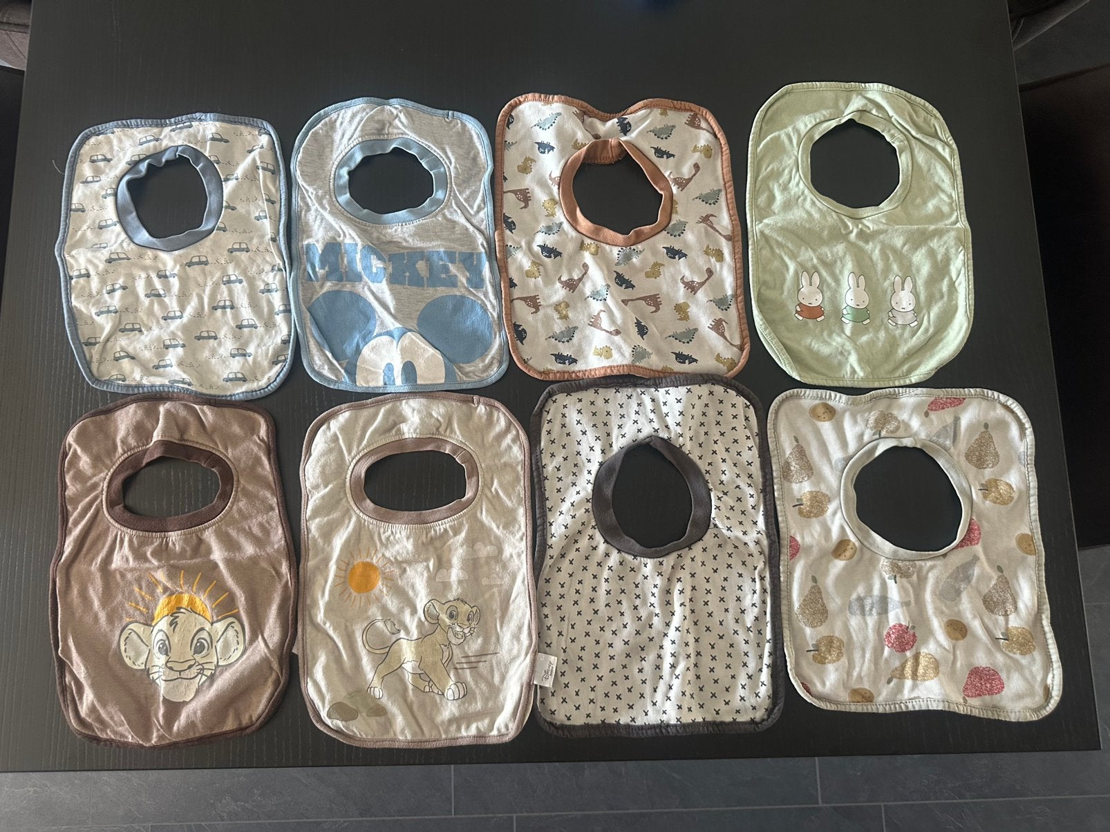 8 slabbetjes, Kinderen en Baby's, Ophalen of Verzenden, Gebruikt