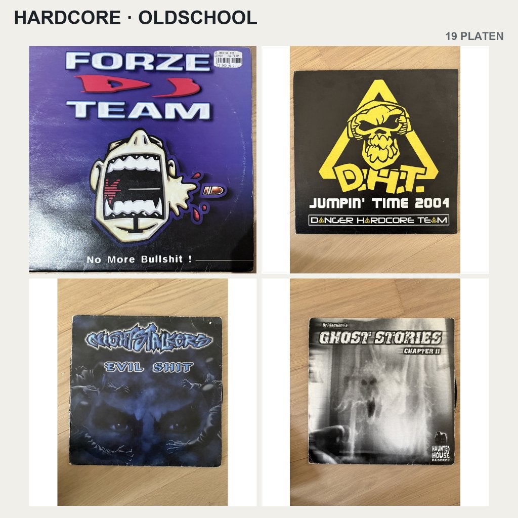 Hardcore / oldschool vinyl collectie – 19 platen