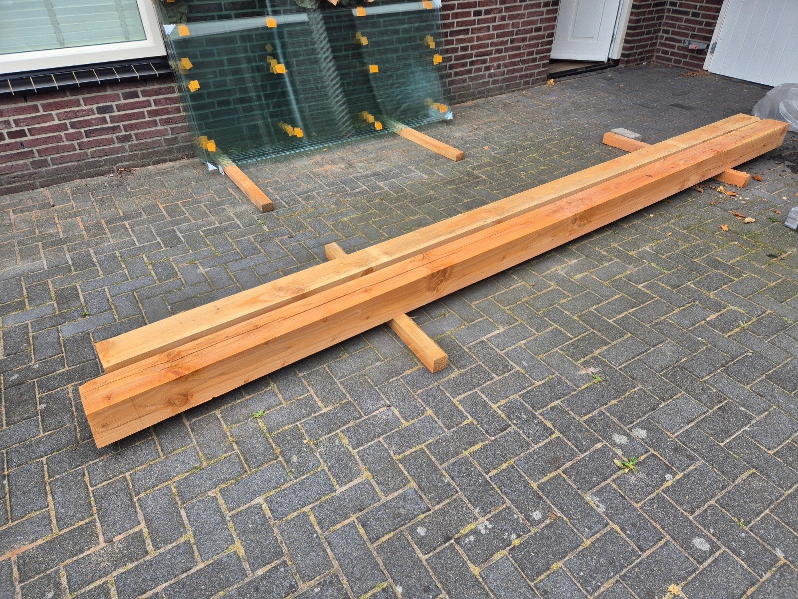 Douglas balken 15x15x420cm, Ophalen, Nieuw, 250 cm of meer, Balken