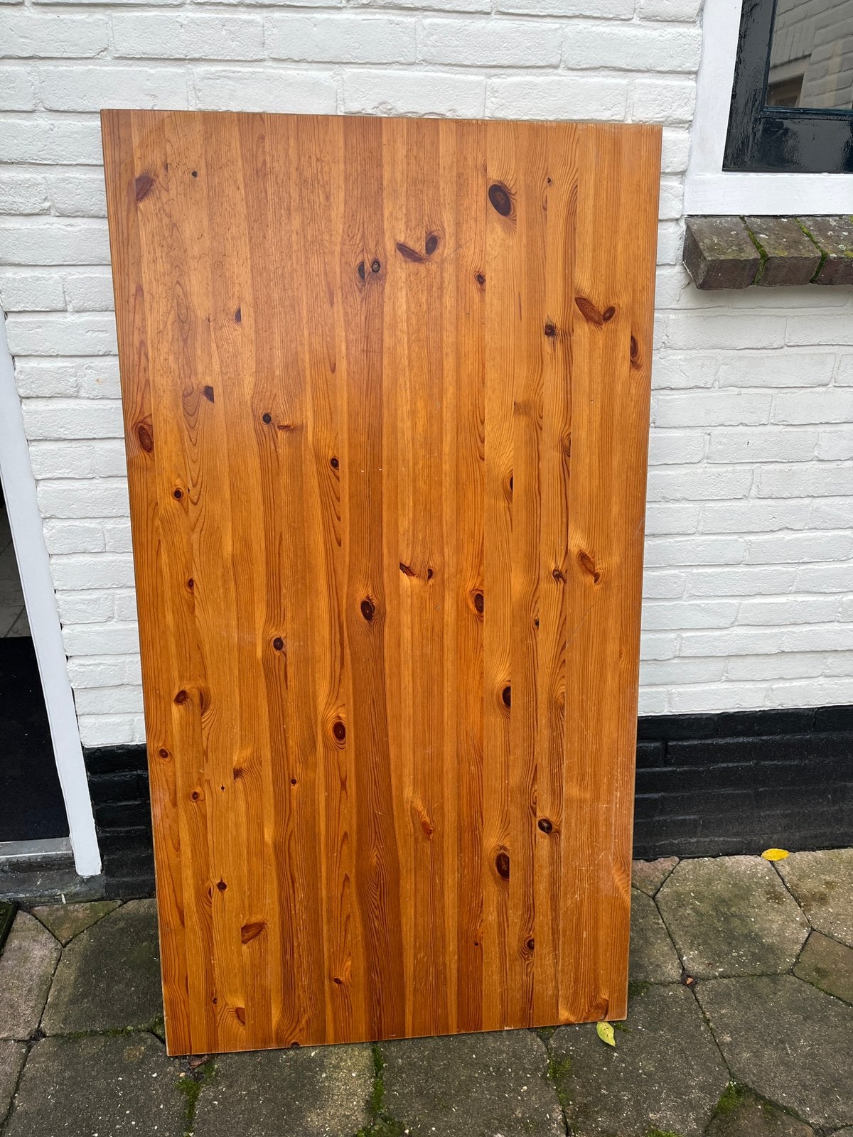 Grenen houten plaat ( voor werkbank of tafel ), Ophalen, Gebruikt