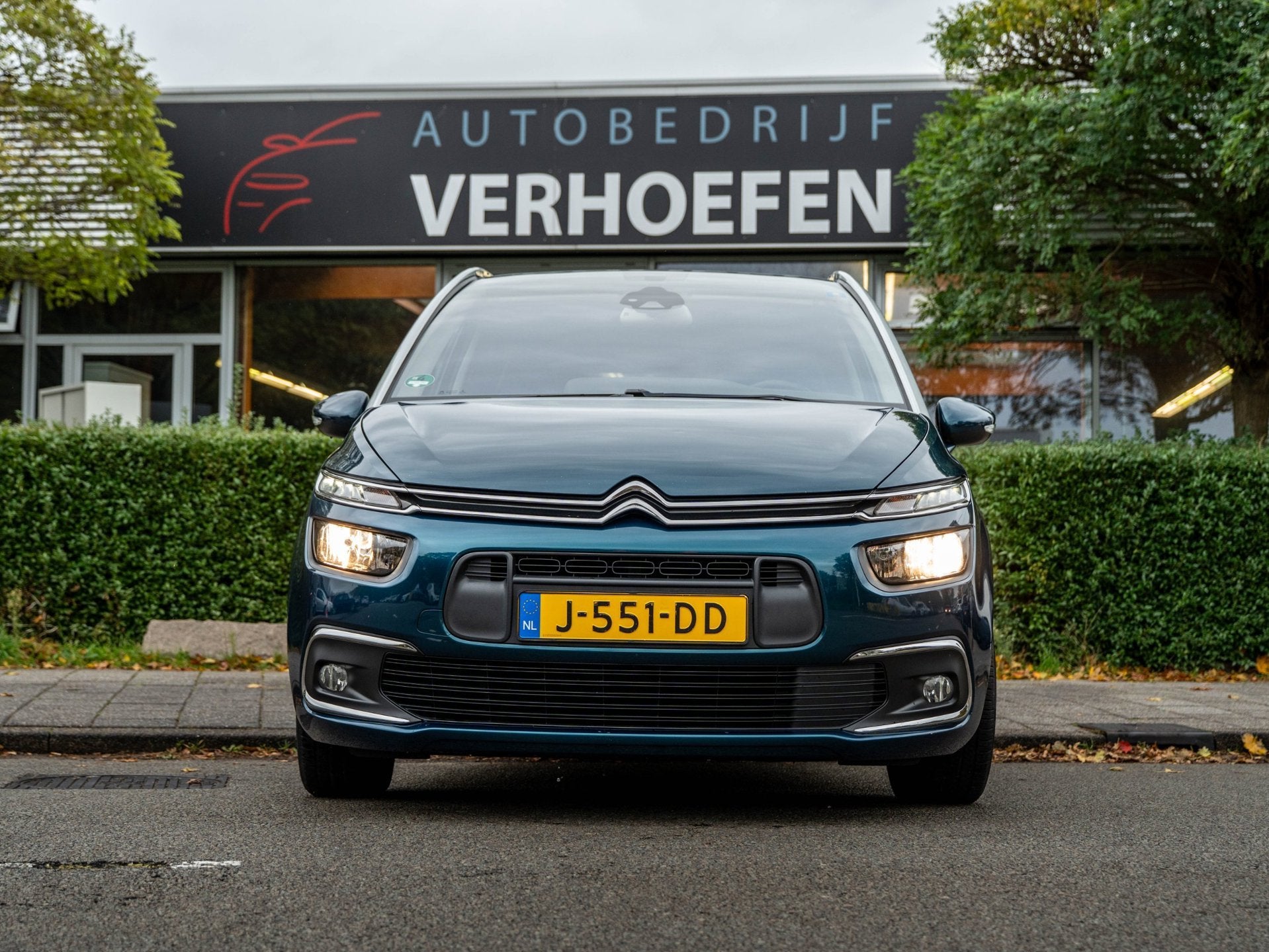 Citroen Grand C4 SpaceTourer 1.2 | 7 PERSOONS | APPLE CARPLA, Auto's, Dealer onderhouden, Gebruikt, 1199 cc, Blauw