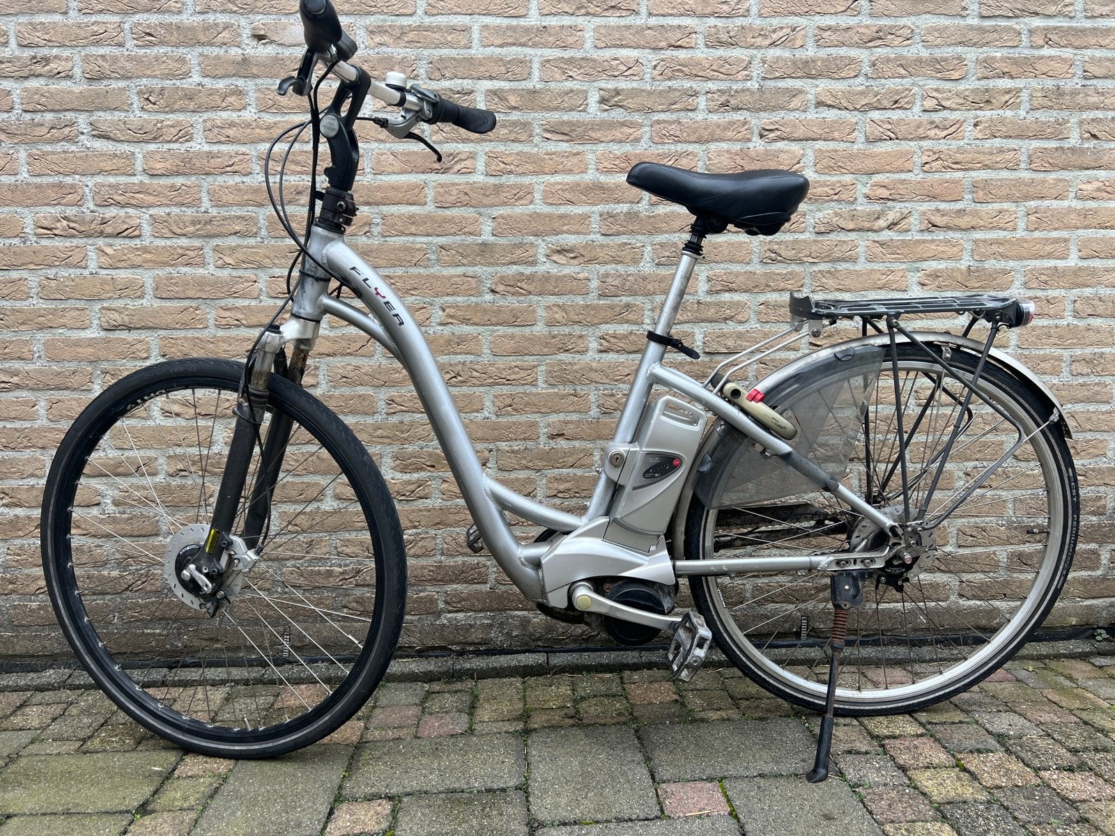 Flyer elektrische fiets - Gebruikt, Gebruikt, 51 tot 55 cm, 30 tot 50 km per accu, Ophalen