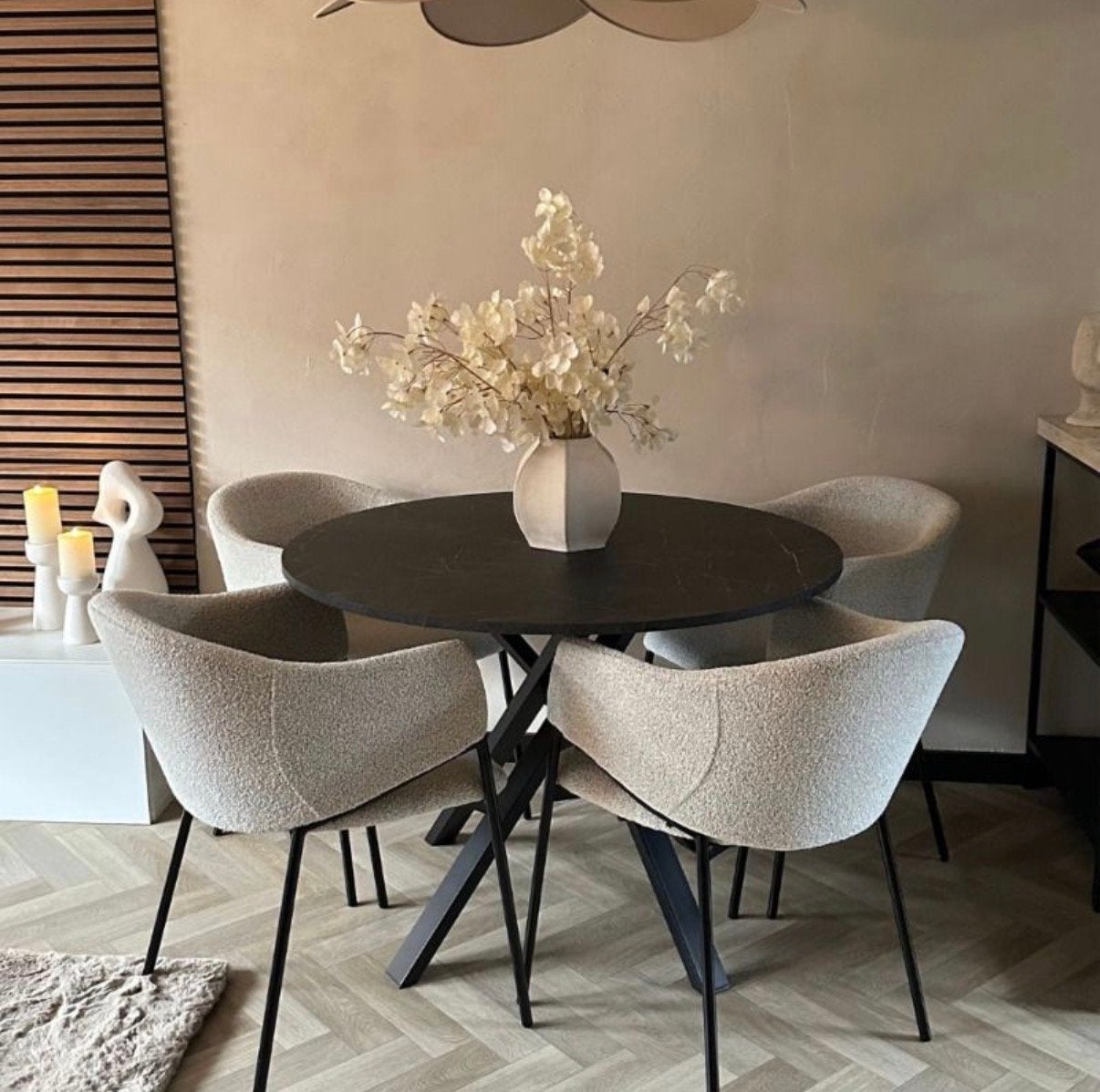 Ronde eettafel ikea mariedamm, Overige materialen, Gebruikt, 100 tot 150 cm, Rond