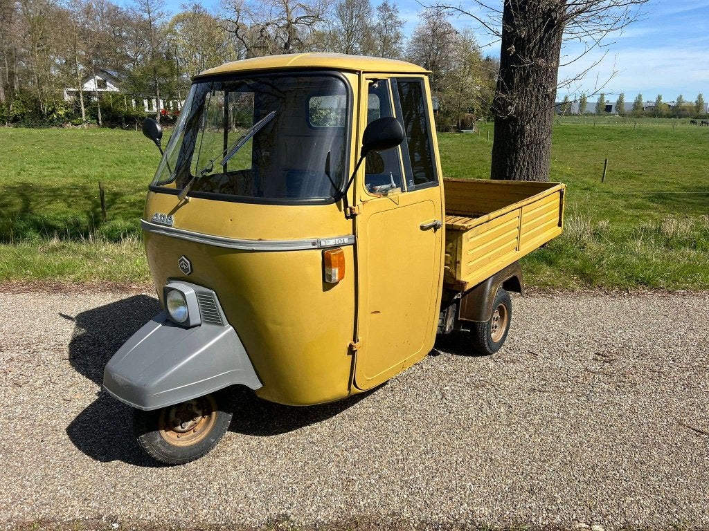 Piaggio Ape P401 Tuktuk Driewieler Foodtruck Vespa Italie 50, Tweetakt, Gebruikt, Overige modellen, Piaggio