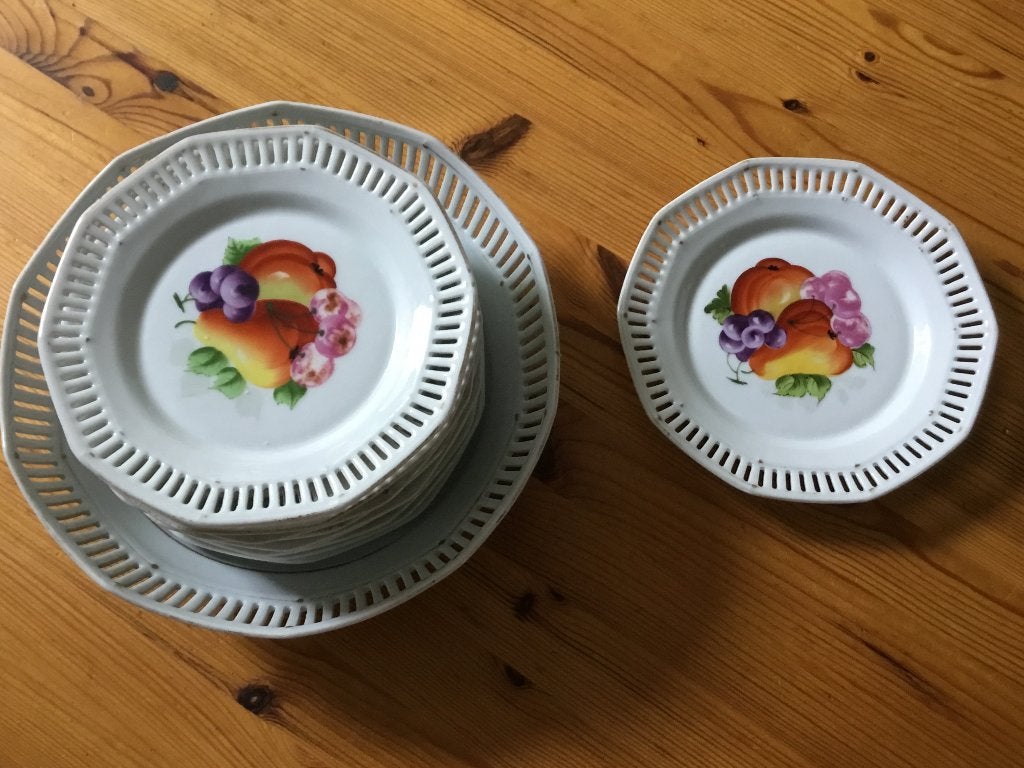 Antiek fruitservies, Ophalen, Gebruikt, Overige merken, Overige typen