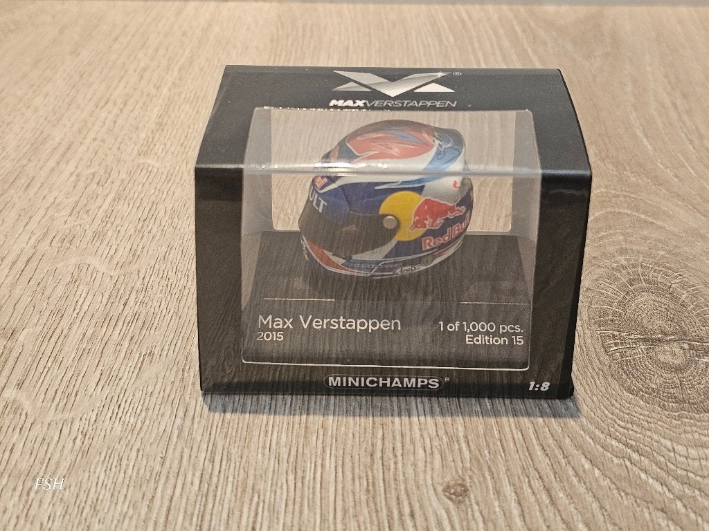 Helm 1:8, Max Verstappen # 33, 2015. Edt. 15. >>als NIEUW<<, Ophalen of Verzenden, Nieuw, Formule 1
