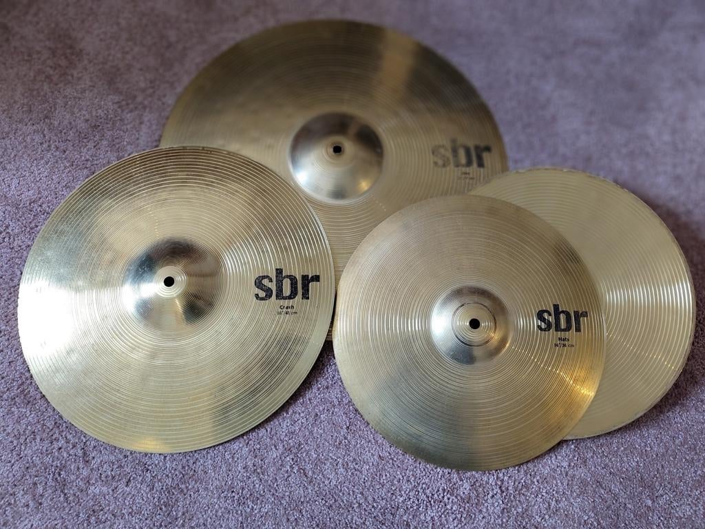 Sabian SBR cymbals/ bekkenset, Ophalen of Verzenden, Gebruikt, Overige merken
