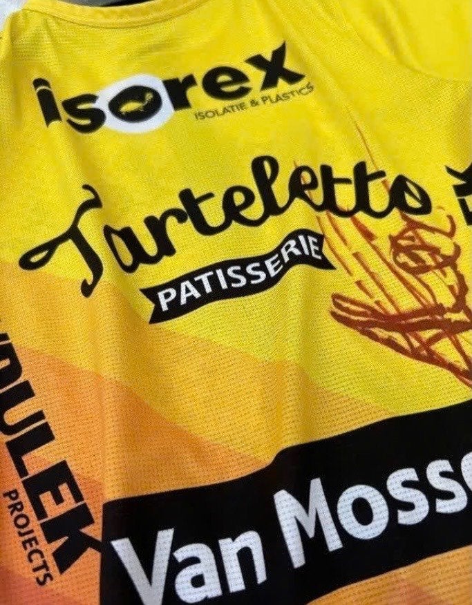 Gesigneerd Wielertrui, Ophalen of Verzenden, Zo goed als nieuw, Kleding