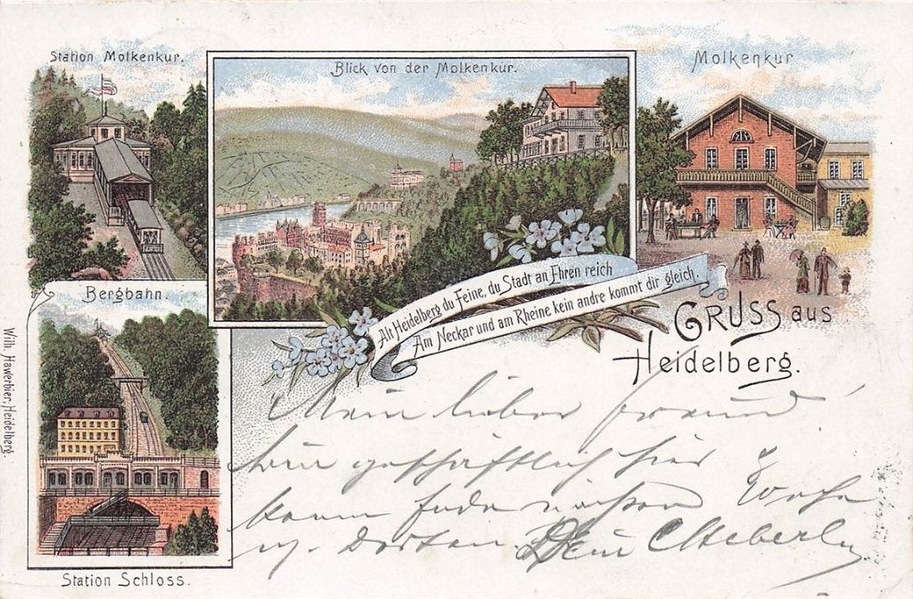 702-167-005 Heidelberg, Verzenden, Voor 1920, Duitsland